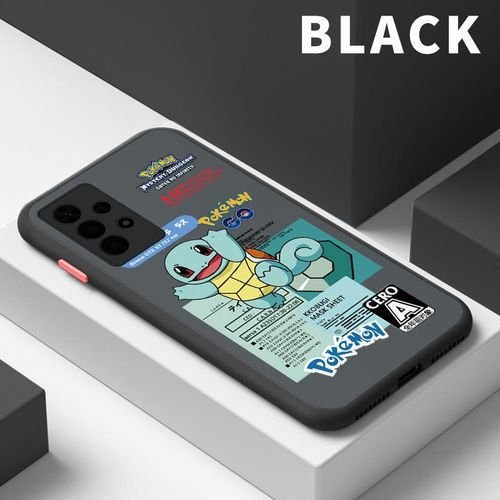 Phone Case Armor for Samsung Galaxy A33 5G Cartoon Squirtle Shockproof Camera Protection Matte Hard Cover