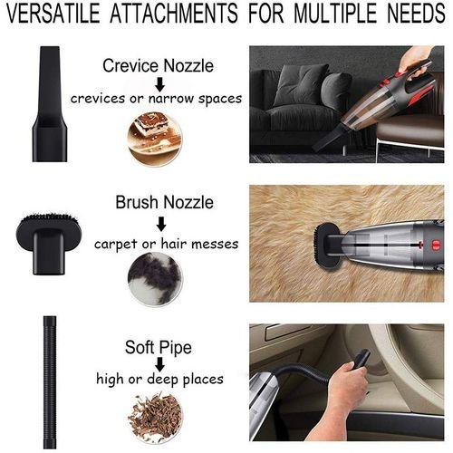 Car Vacuum Cleaner-Wired Wet And Dry Mini Vacuum Cleaner - Image 2
